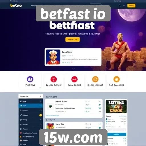 Análise da interface do usuário do site betfast io